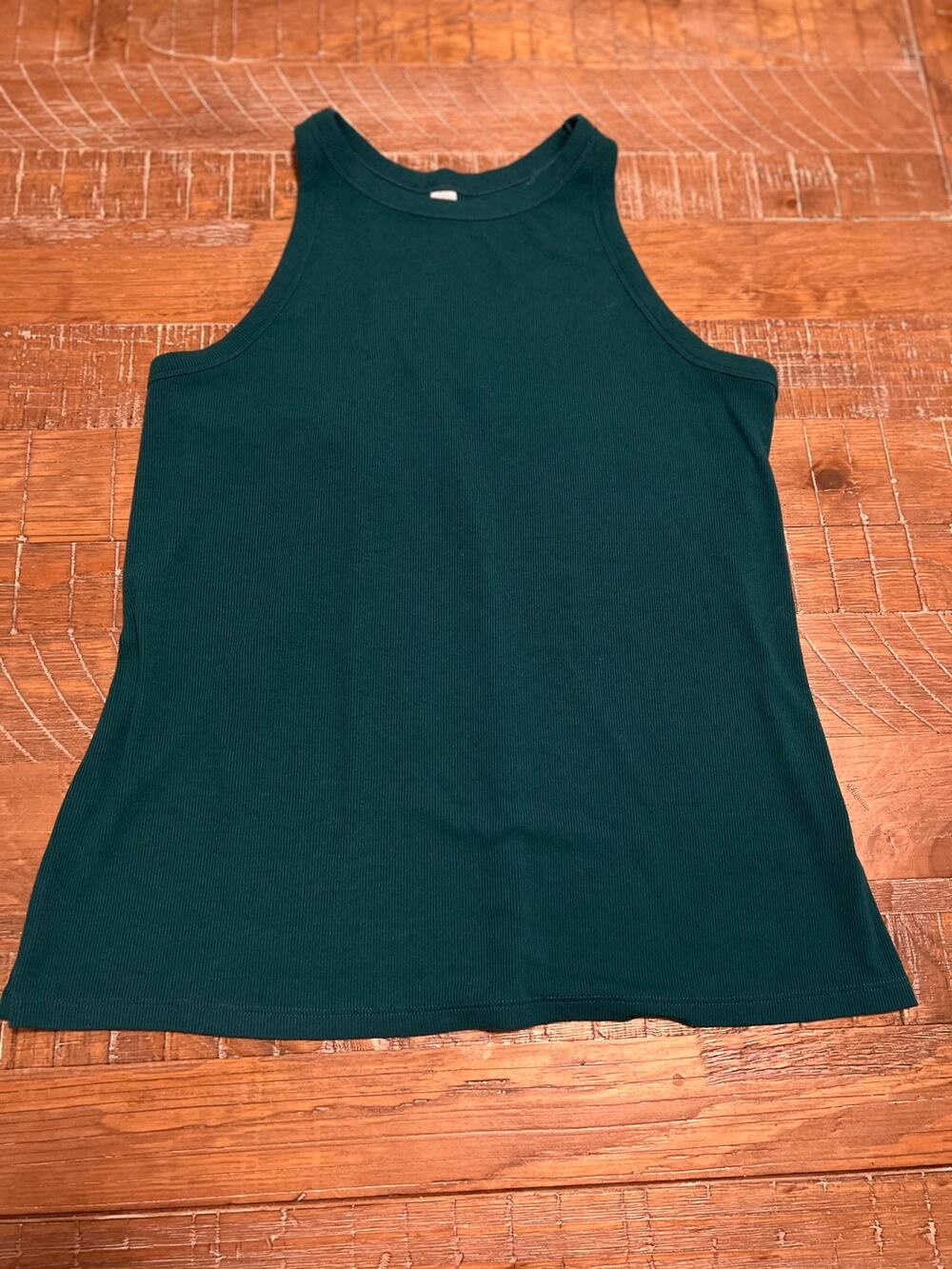 Women’s Racerback Tank Top Size XL Ultralite Go-Dry Ribbed Casual Comfy Muscle